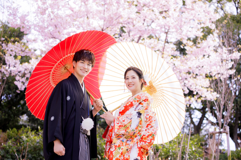 【スタジオ＋ロケーション撮影】3着プラン！！ドレスも和装も組み合わせ自由！スタジオもロケーションもどちらも撮影ができる！