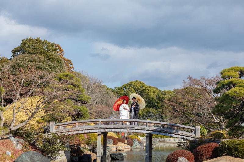 【スタジオ+ロケーション撮影】新緑ロケーション受付開始☆洋装も和装も大満足の2着撮影プラン☆データ200カット付168,000円