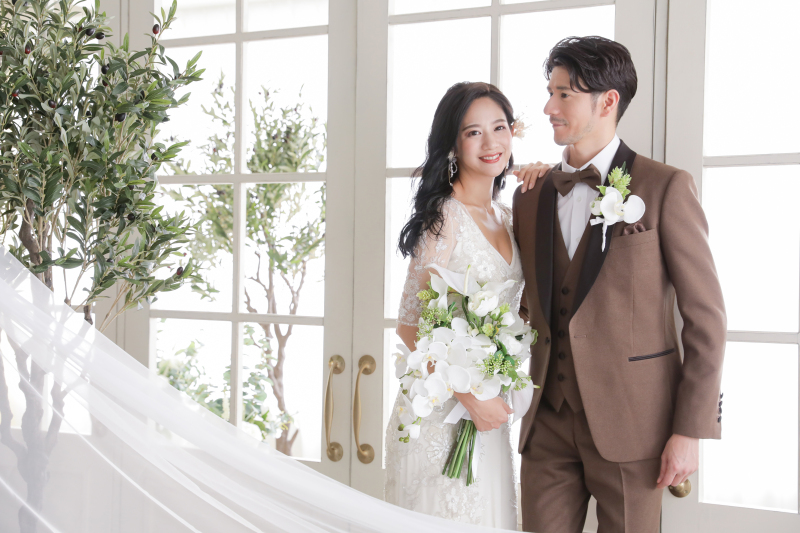 【5月末までの撮影で50%OFF!15組限定】和装+洋装スタジオプラン☆98,000円!選べるシチュエーションが魅力★