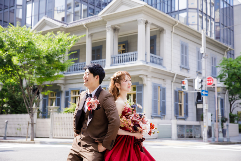 【ロケーション撮影】異国情緒漂う神戸旧居留地でおしゃれに撮影☆洋装1点プラン!定価200,000円→145,000円♪