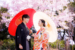 【スタジオ+ロケーション】ドレスも和装も大満足の撮影2着プラン♪220,000円&rarr;168,000円