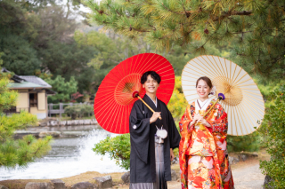 【スタジオ+ロケーション】ドレスも和装も大満足の撮影2着プラン♪220,000円→148,000円