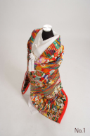 総柄　光琳波/鳳凰　