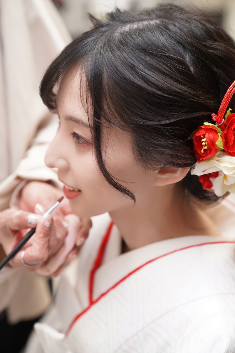 １，和装のお支度からスタート