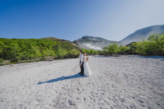 Hokkaido Location photo studio GIFT._硫黄山