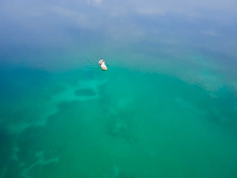 【SUP撮影】屈斜路湖でSUPウエディングフォト