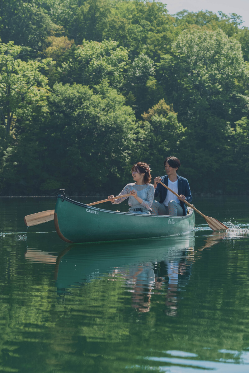 <たびフォト・私服撮影>カヌー体験しながら私服で撮影