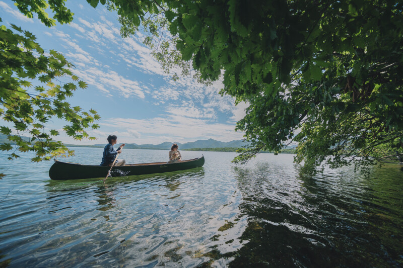 <たびフォト・私服撮影>カヌー体験しながら私服で撮影