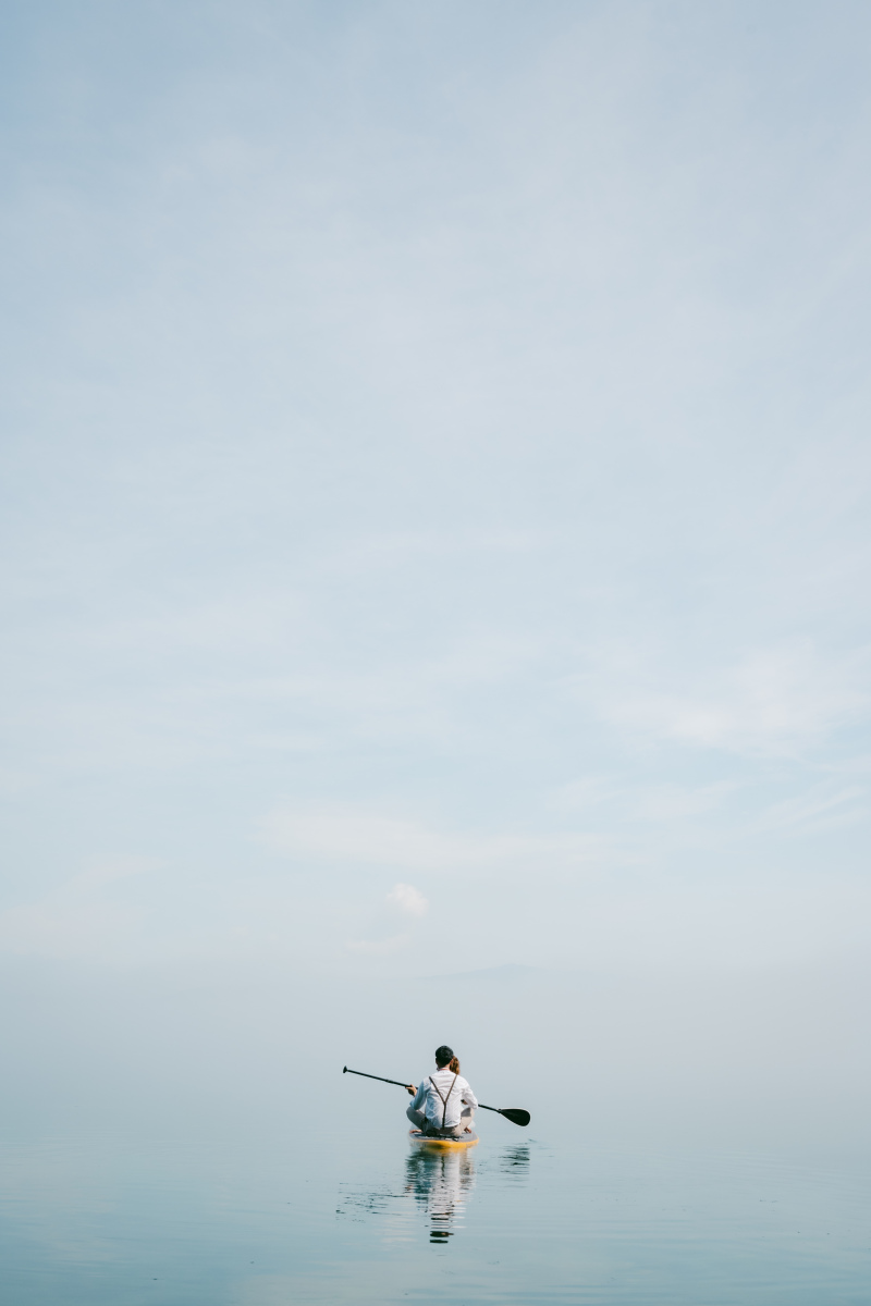 【SUP撮影】屈斜路湖でSUPウエディングフォト