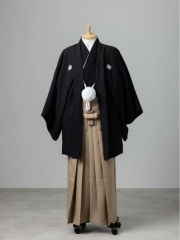 スタンダード紋付×ブラウン袴