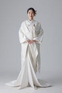 ラインストーン鶴 枝垂れ桜 御所車