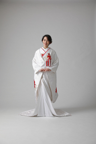 経正　まりに扇面　赤刺繍入り