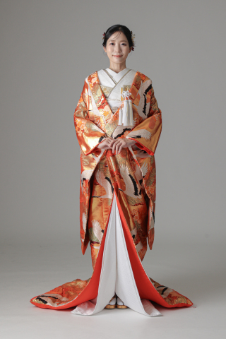 松 梅 舞鶴/朱赤