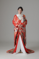 組紐 四季花/レッド