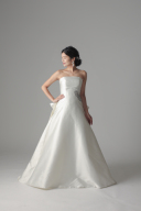 シンプルAライン後ろフリル