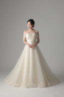 ケミカルレース緑スカート取り外し袖