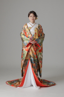 御所車 四季車 松/ゴールド