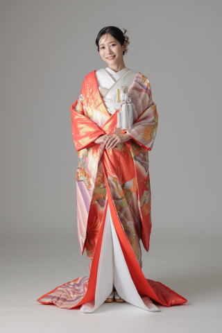 舞鶴 松 青海波/朱赤