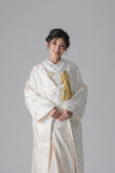 ラインストーン椿/アリボリー