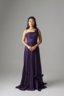 立体花モチーフ 斜めギャザー/VN1325