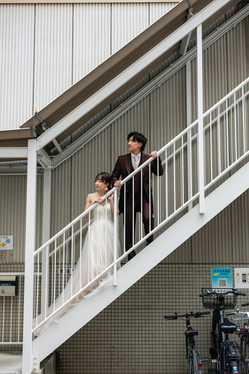 街を歩きながら