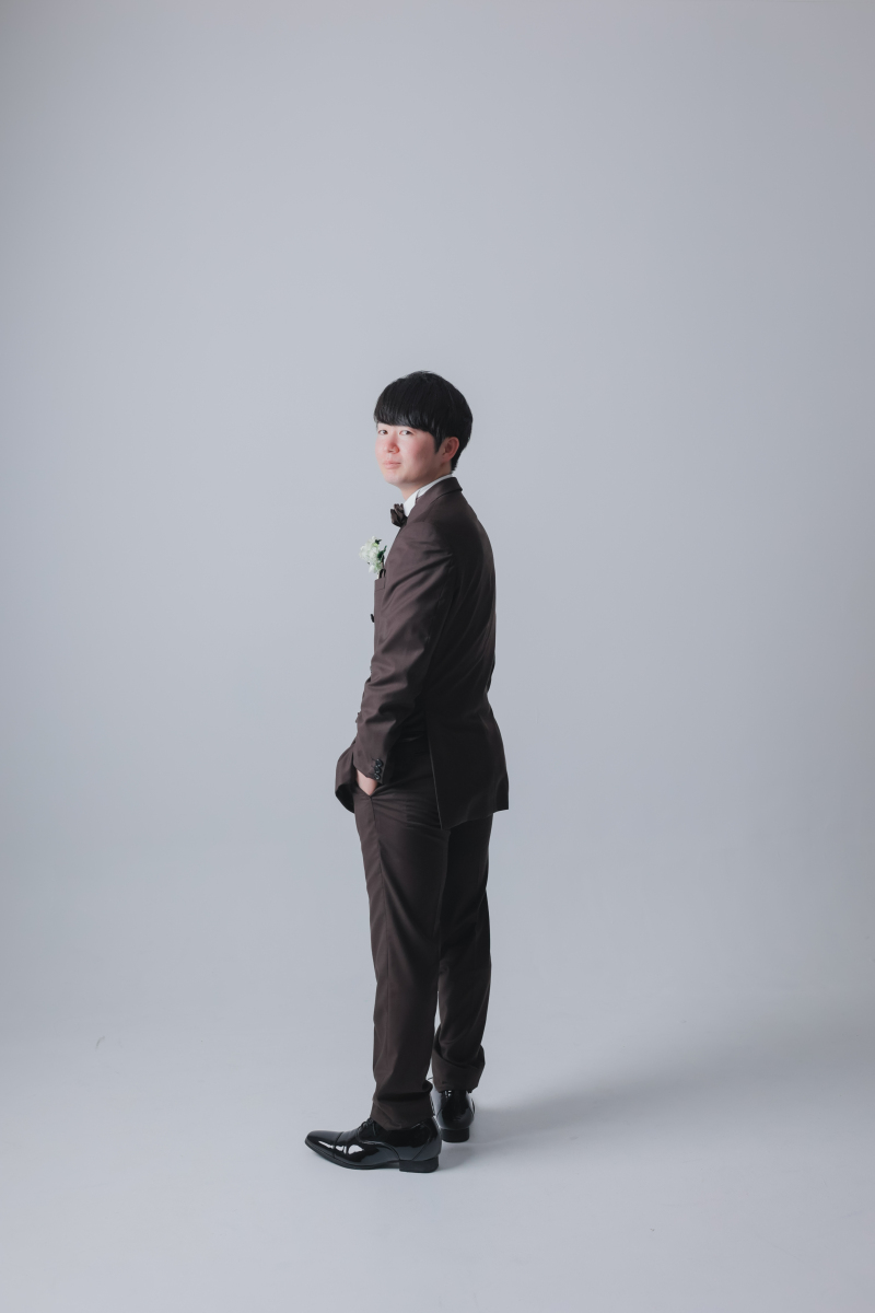 新郎様ソロショット！