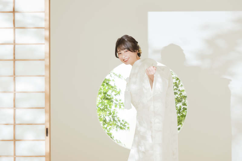 白無垢に包んだ、愛らしさ