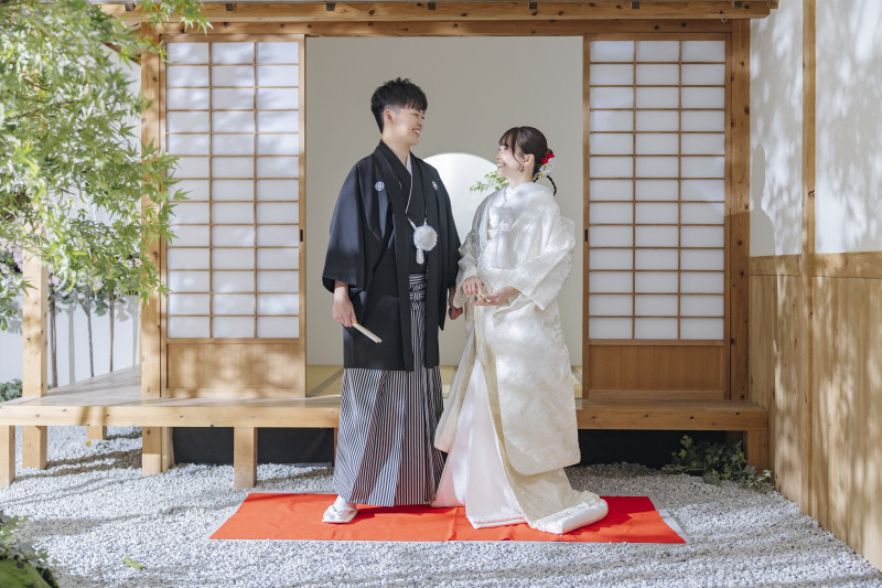 晴れの日、並んで二人で