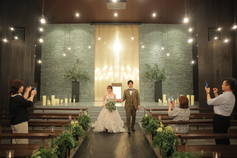 家族に見守られて....