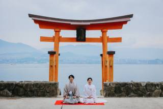 宮島和装洋装！