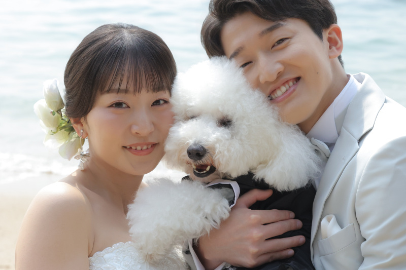 愛犬と幸せな時間を