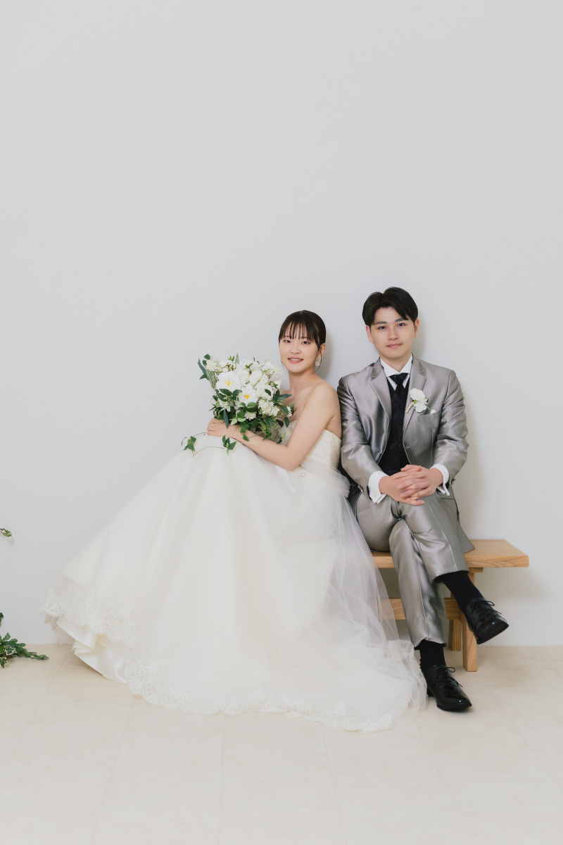 シンプル白背景