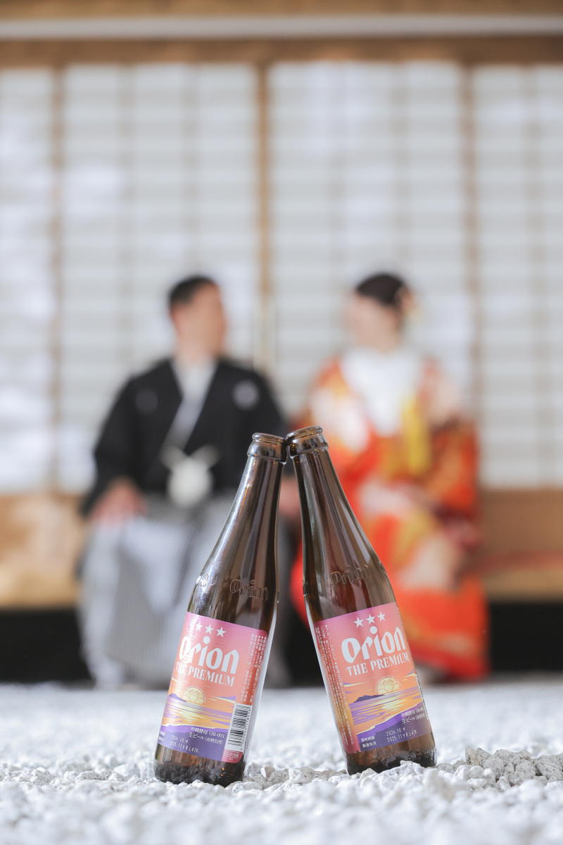 ビン越しの