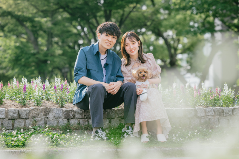 仲良くくっついて