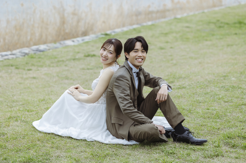 笑顔が弾けるおふたり
