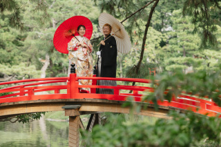 縮景園ロケーション