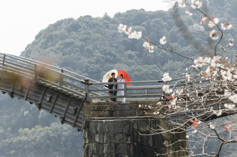 錦帯橋&times;洋装ハウススタジオ