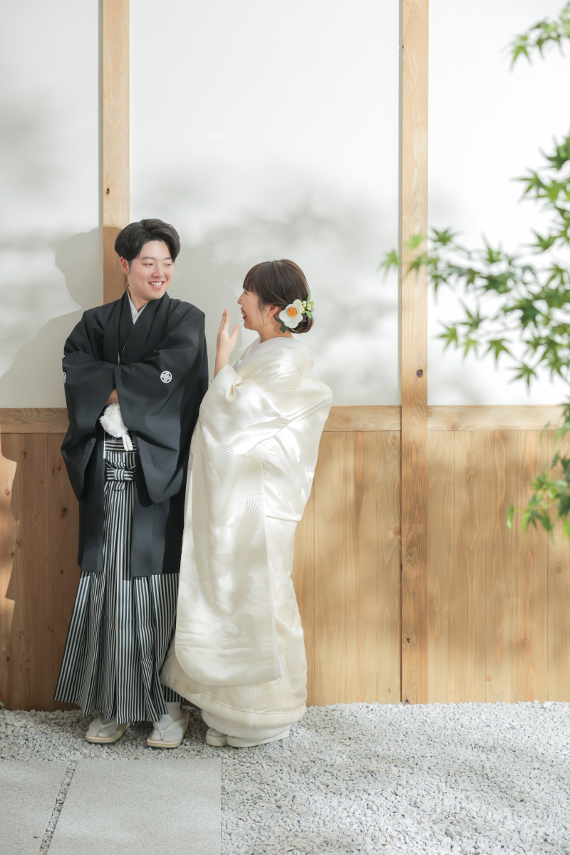 微笑みあいながら