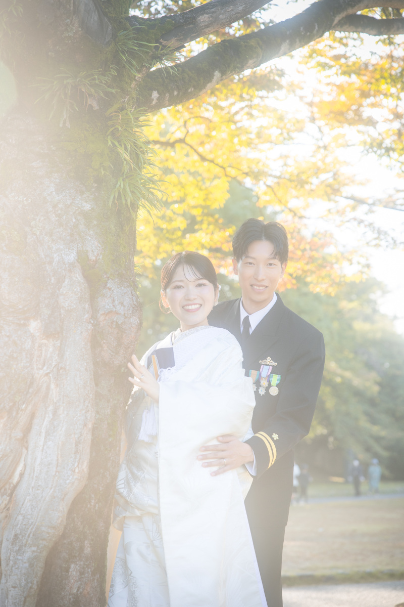 木漏れ日の中で