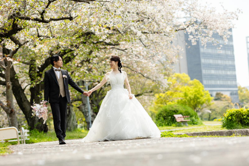 向かい合う二人