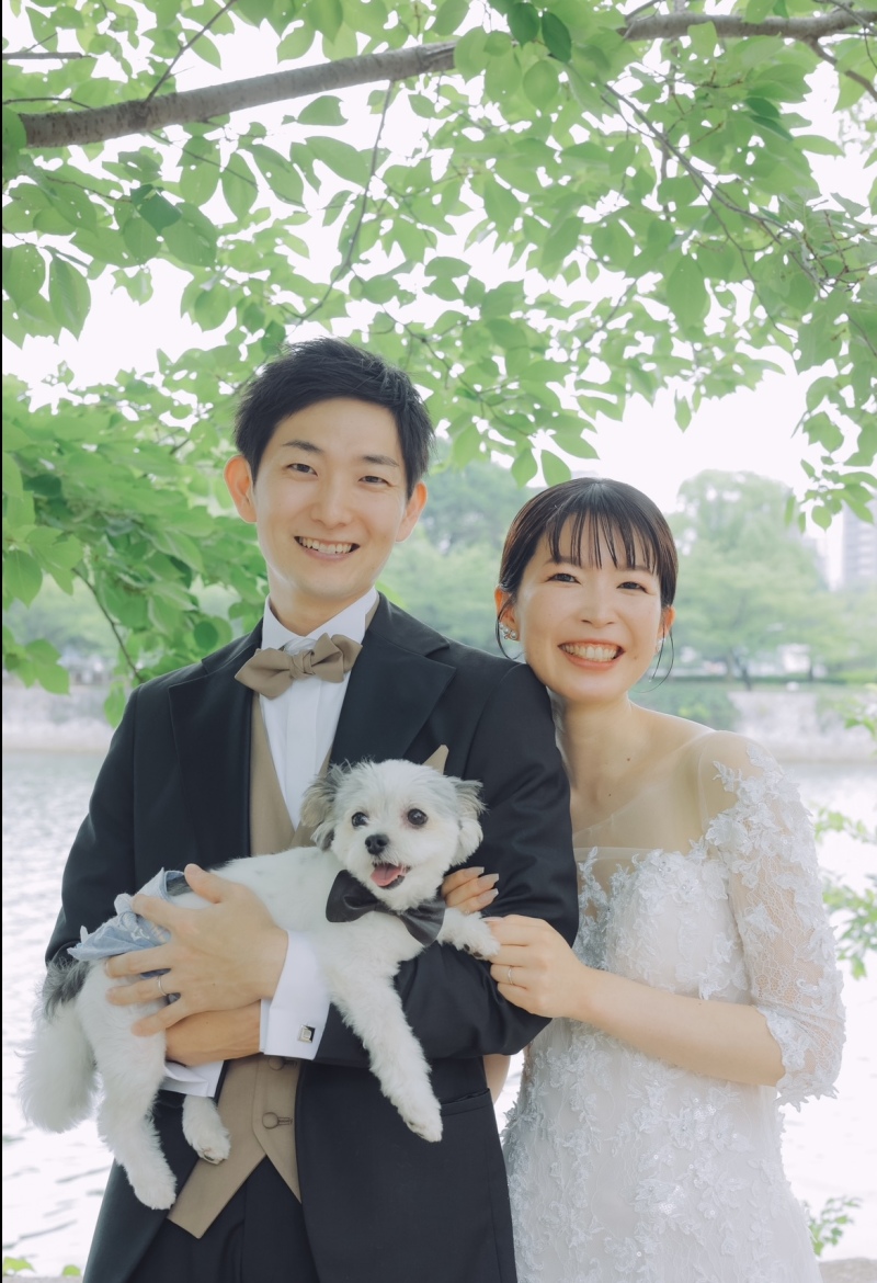 わんちゃんと一緒に