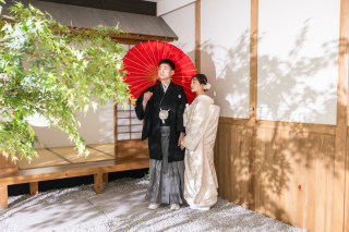 和装屋内庭園スタジオ！