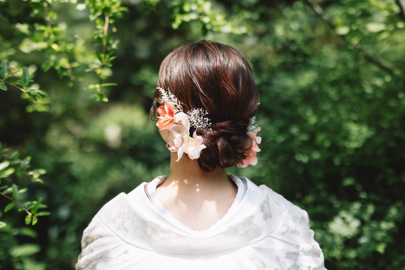 新婦様ヘア