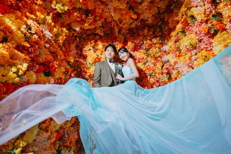 花々に囲まれた幸せの空間