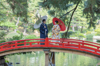 和装ロケーション縮景園