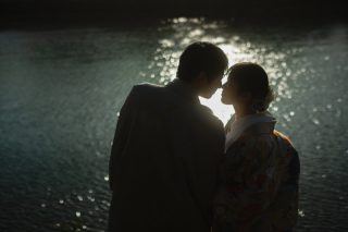 桜舞い散る和装ロケーション＆スタジオ