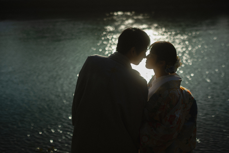 桜舞い散る和装ロケーション＆スタジオ