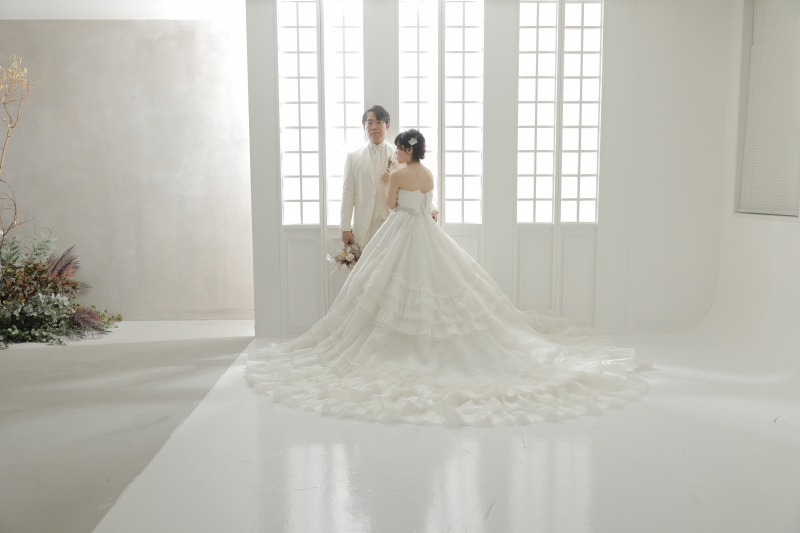 新婦様の後ろ姿