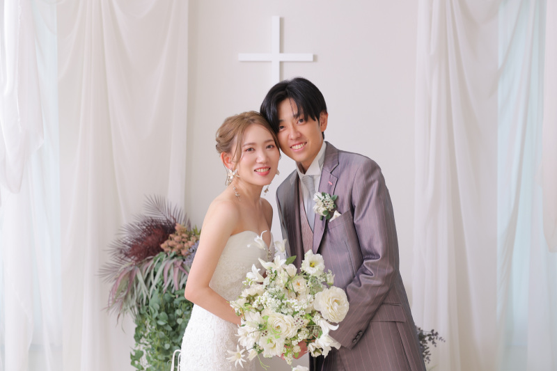 お顔くっつけて