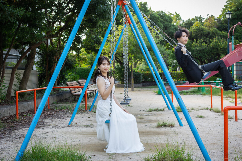 近くの公園へ